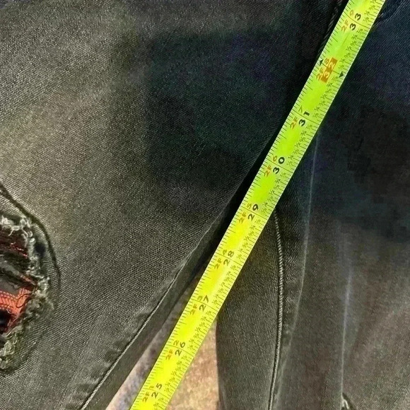 Judy Blue Jeans 11/30 Skinny Fit Buffalo Patch Distressed - Picture 10 of 10